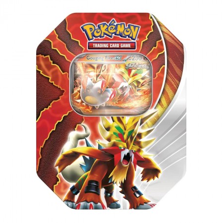 Pokémon TCG: Paradox Destinies Gouging Fire Ex rinkinys metalinėje dėžutėje Pokémon TCG: Paradox Destinies Gouging Fire Ex rinkinys metalinėje dėžutėje